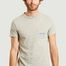 matière Tee-shirt poche et logo  - Velva Sheen